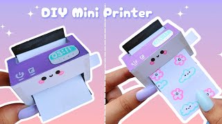 DIY cute mini printer _ How to make a cute mini printer at home