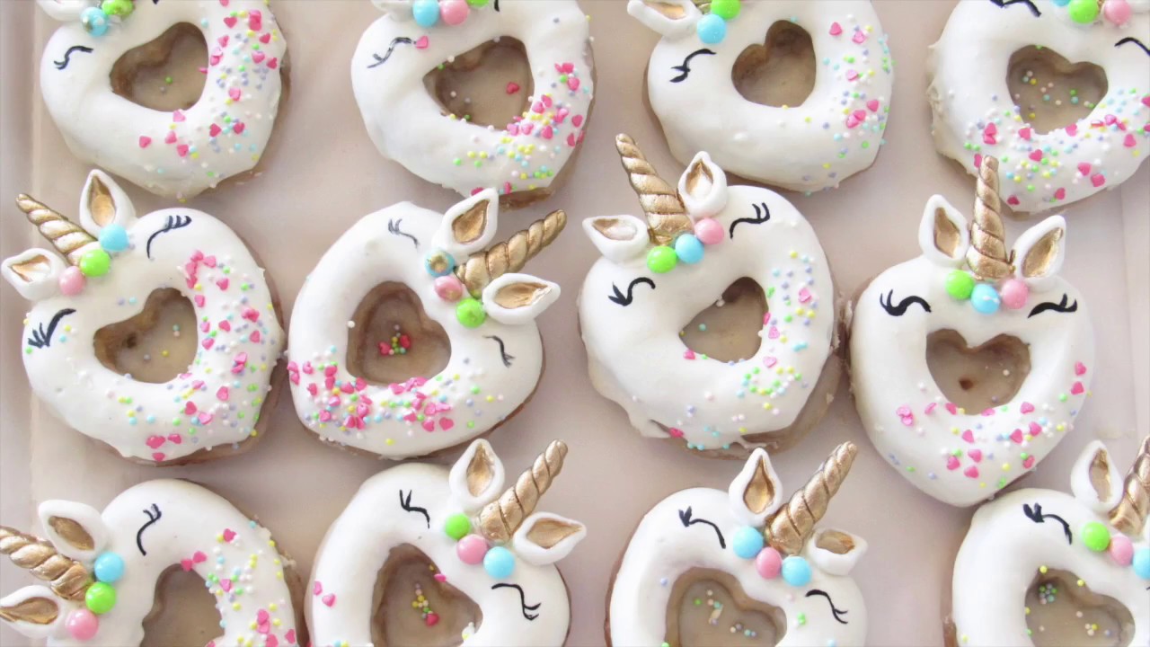 Unicorn Donuts Part 2: Decorating the Donuts - YouTube