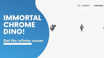 Make the Chrome Dino Immortal!