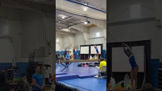 First time level 1 gymnastics meet (beam routine)