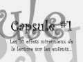 Les capsules dafrolivresque 1  les 10 effets miraculeux de la lecture sur les enfants