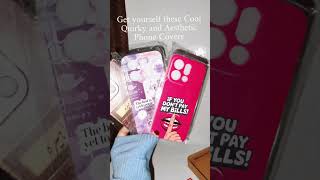 Quirky, Customized Aesthetic and Cool Phone Cases 📱 ft. CaseBasket.in