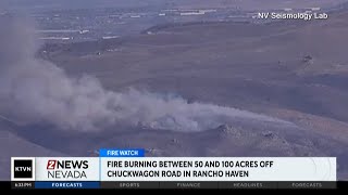 Wildfire in Rancho Haven area prompting evacuations