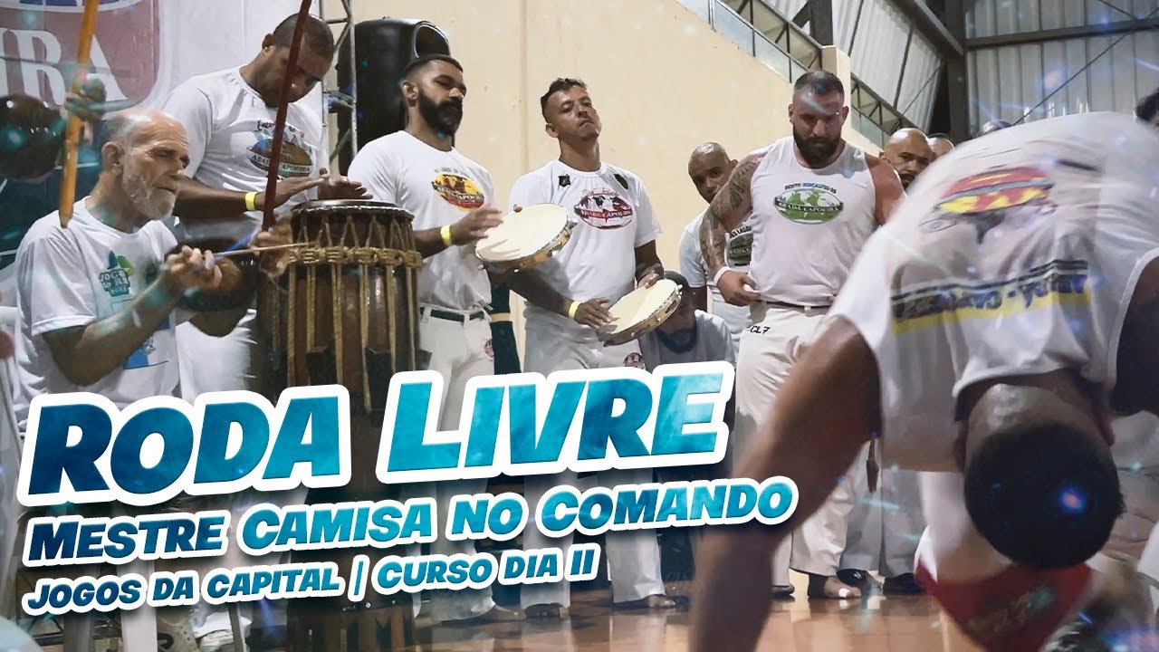 RODA LIVRE APÓS CURSO COM MESTRE CAMISA | JOGOS DA CAPITAL 2025 | ABADÁ CAPOEIRA