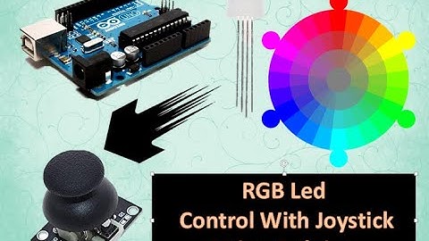 Rgb Led Control With Joystick Module(Arduino)