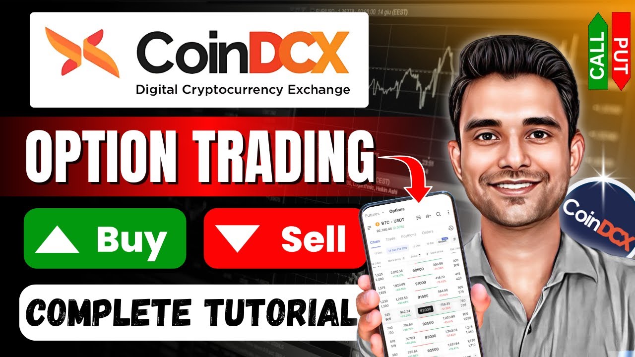 CoinDCX Option Trading Tutorial in Hindi | Crypto Option Trading Kaise Kare | Call & Put Explained