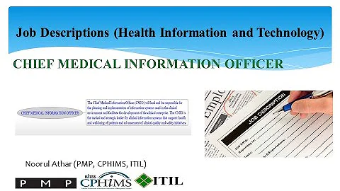 Chief Medical Information Officer Job Description