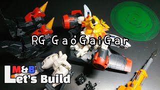 Rg Gaogaigar Model Kit Real Grade Speed Build Bandaiasmr
