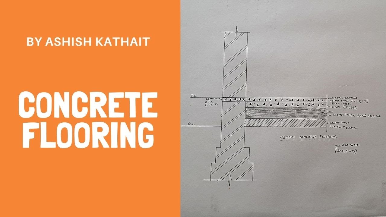 CONCRETE FLOORING | Cement Concrete Floors | cement concrete flooring step by step