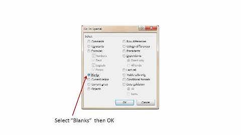 Remove Blank Rows - Excel