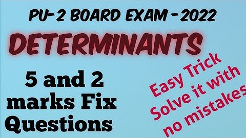 Solve system of equations By matrix method 5 marks Que Easy Trick| #PU-2#Board Exam