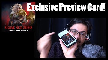 Exclusive Core Set 2020 Preview Card!