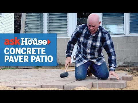 Video: Laying technology: do-it-yourself paving stones