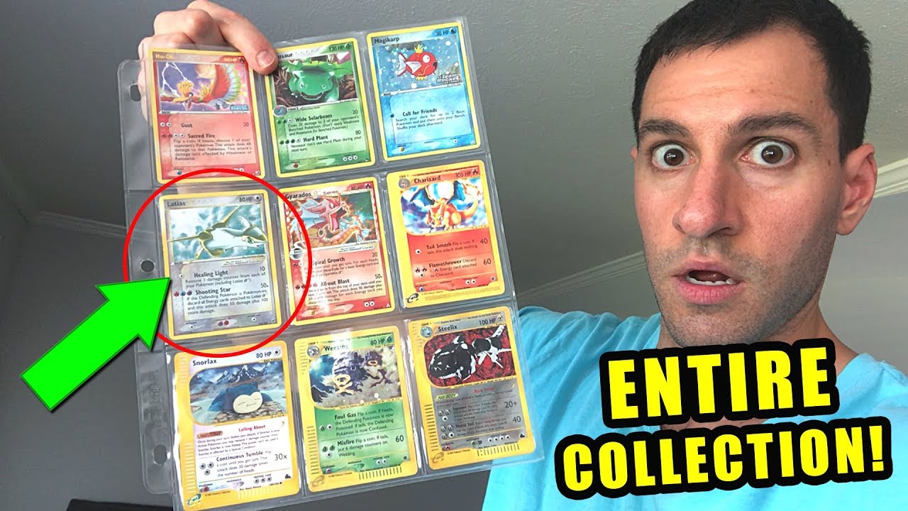 *OLD BINDER FULL OF ULTRA RARE POKEMON CARDS!* Opening CRAZY BOX of ...