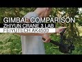 FEIYUTECH AK4500 vs ZHIYUN CRANE 3 LAB | Gimbal Comparison