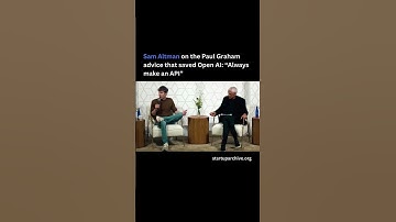 Sam Altman on the Paul Graham advice that saved Open AI: “Always make an API”