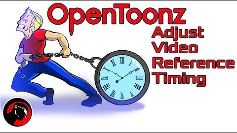Opentoonz - Adjusting Video Reference Timing
