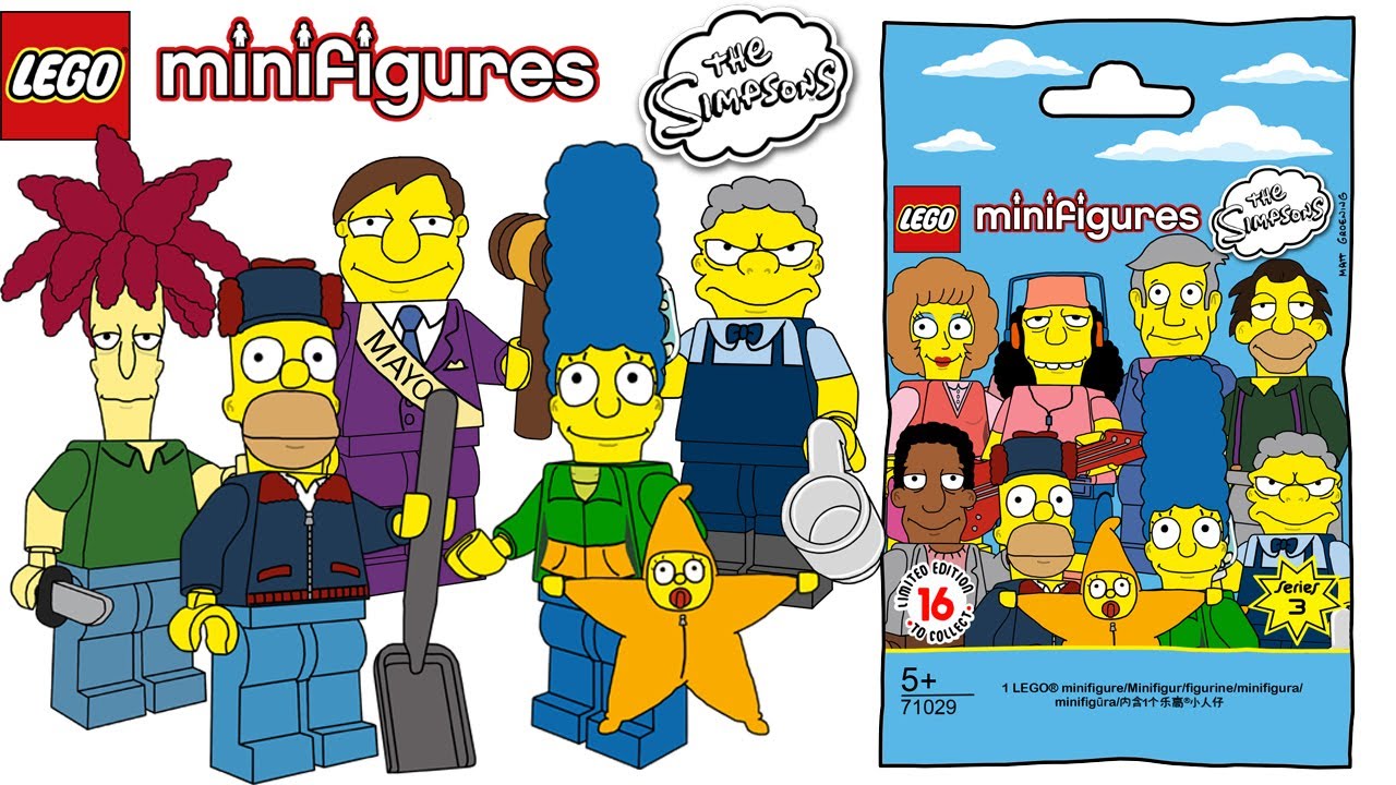 LEGO Simpsons Minifigures Series 3 - CMF Draft - YouTube