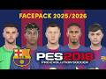 FC Barcelona Facepack for PES 2018 (Converted from PES 2021)