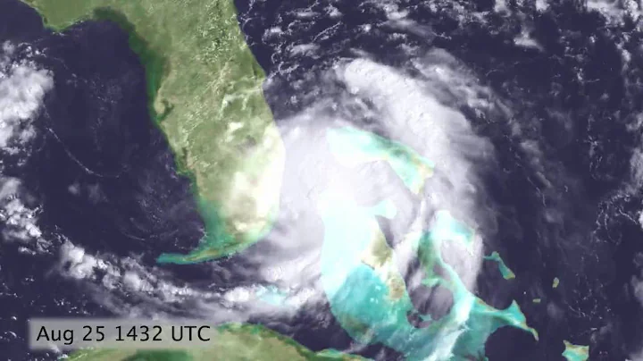 Hurricane Katrina Satellite Timelapse (2005.08.24 ...