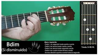Video-Miniaturansicht von „Como tocar ACORDE Si Disminuido (Acorde Bdim) EN GUITARRA- TUTORIAL“