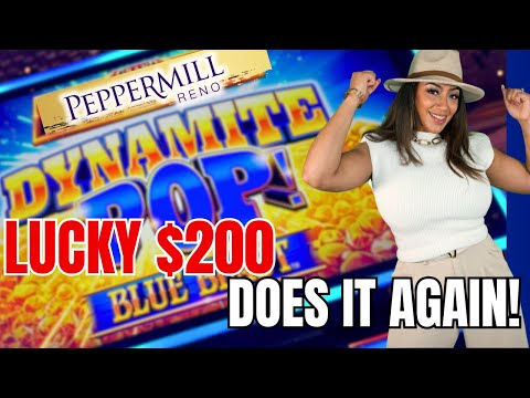New Slots 2024: Dynamite Pop Slot Is A Blast! My Lucky $200 At Peppermill Reno!