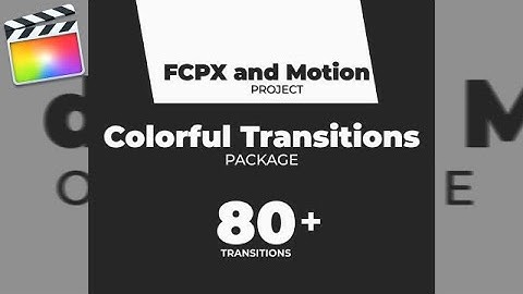 Colorful Transitions Pack Final Cut Pro Templates