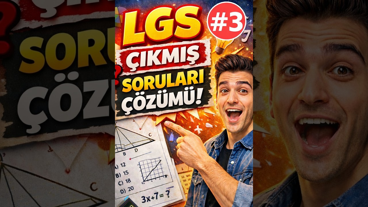 LGS 2025 ÇIKMIŞ SORULAR (MATEMATİK)#3
