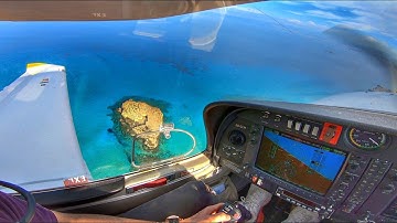 Diamond DA40 SCENIC LOW FLIGHT | Coastline of Akamas, Cyprus | GoPro Cockpit Views