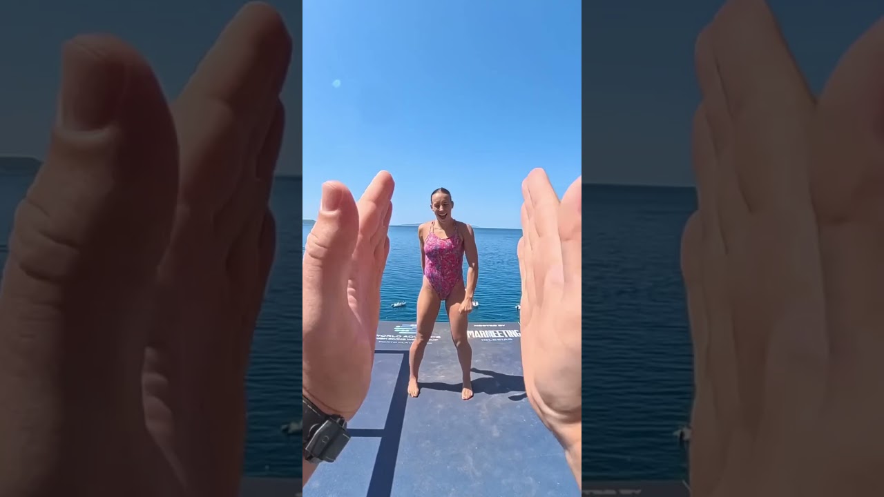 Who has the best moves? 💃 #highdiving #dance #clap #fun #worldaquatics #worldcup