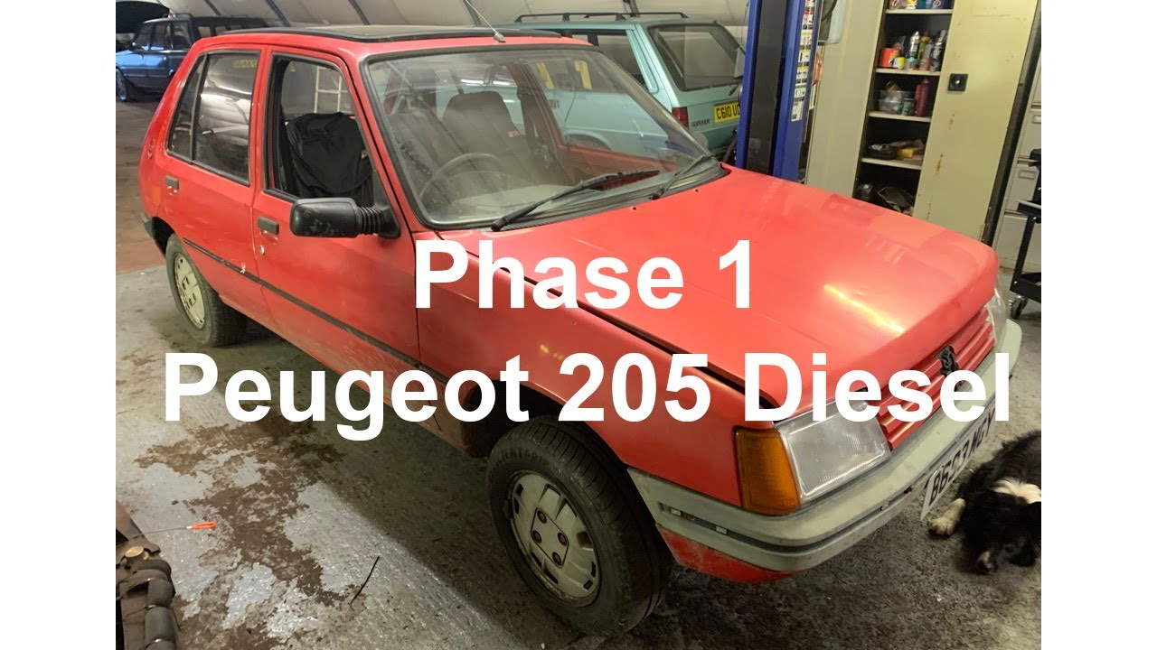 Klap Moment Maak avondeten 500 Phase 1 Peugeot 205 Tour - YouTube