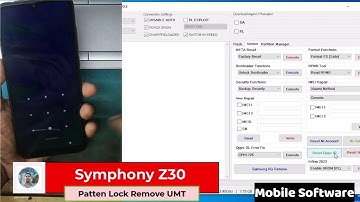 Symphony Z30 Patten Lock Remove UMT