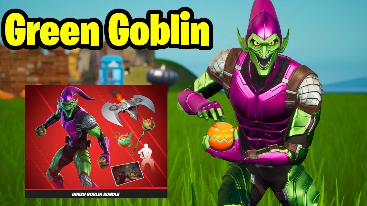 Green Goblin Skin Gameplay + Review in Fortnite YouTube