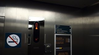 OTIS (mod. by: KONE) Traction Elevators @ Arlanda Station, Stockholm Arlanda Airport, Sweden.
