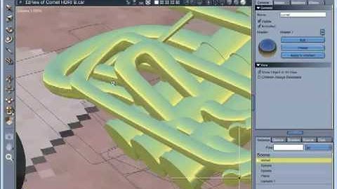 Carrara 8 Tutorial - 2D and 3D Objects