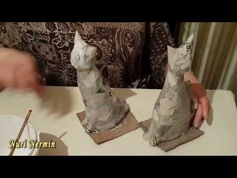 Лепим котика из