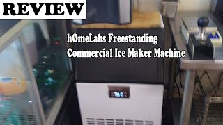 Review hOmeLabs Freestanding Commercial Ice Maker Machine 2021