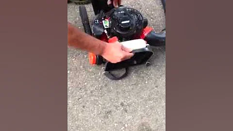 Echo backpack blower bogging