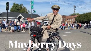 Mayberry Days 2022 Walk & Talk - Parade, Shops, & Museum - Mt Airy, NC - USA