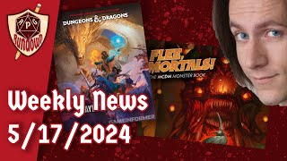 MCDM on D&D Beyond, New 2024 PHB Book Covers, Greyhawk's Return: Weekly News Rundown 5/17/2024