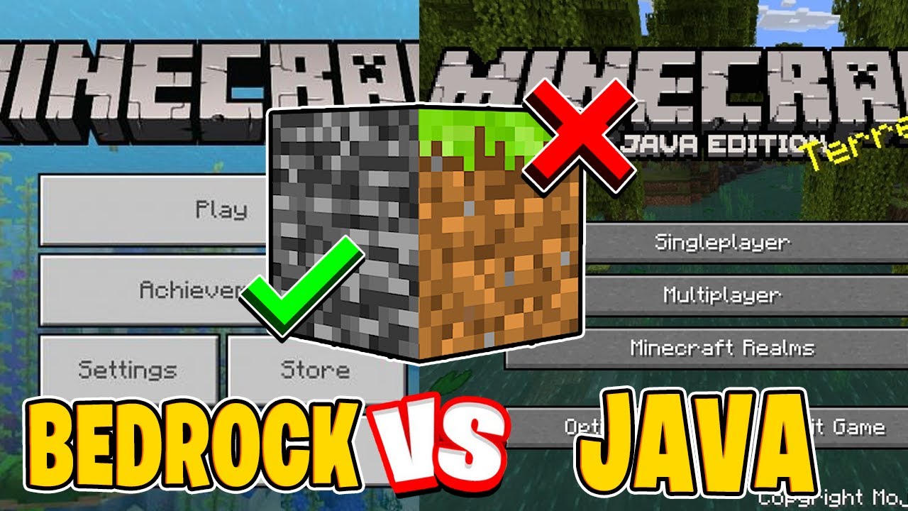 Java vs Bedrock but 2013 vs 2023 