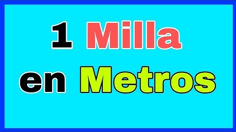 💥 Hoeveel meter zit er in een mijl? | Lengte-eenheidconversie