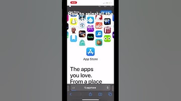 How to redownload the AppStore