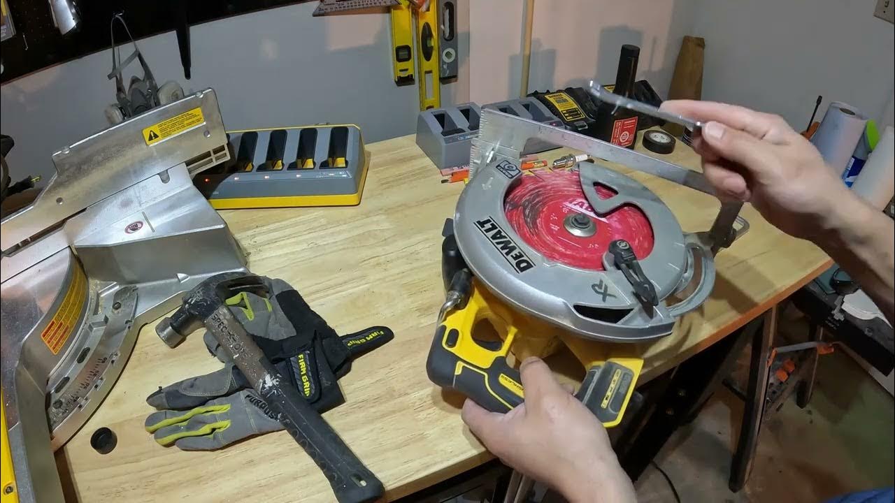 Dewalt Circular Saw Blade Change and Features DCS570 YouTube