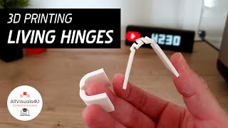 💪 3D Printed Hinge - Living Hinge Design - Living Hinge 3D Print - Lattice Hinge