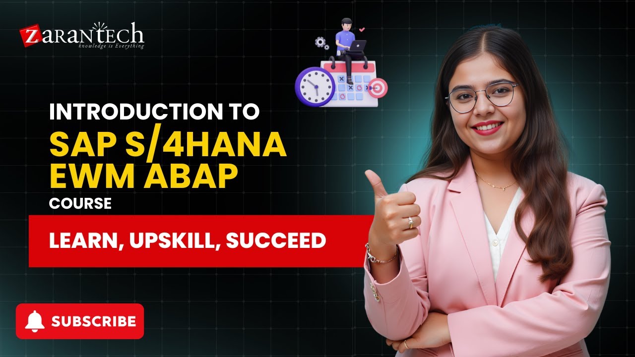 Introduction to SAP S/4HANA EWM ABAP Course | ZaranTech - YouTube