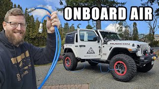 Installing The Best Onboard Air System for Your New Jeep Wrangler or Gladiator