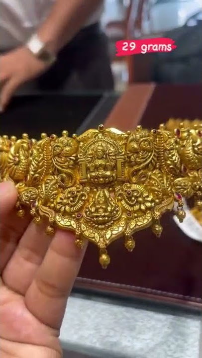 new latest 29grams pure antique gold chocker design for brides #gold #jewelry #goldnecklace #chocker