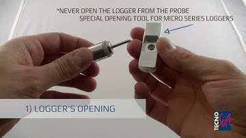Micro L /XL high temperature loggers battery change video tutorial