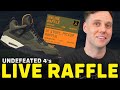 LIVE RAFFLE UNDEFEATED AIR JORDAN 4 LIVE RAFFLE UNDEFEATED AIR JORDAN 4